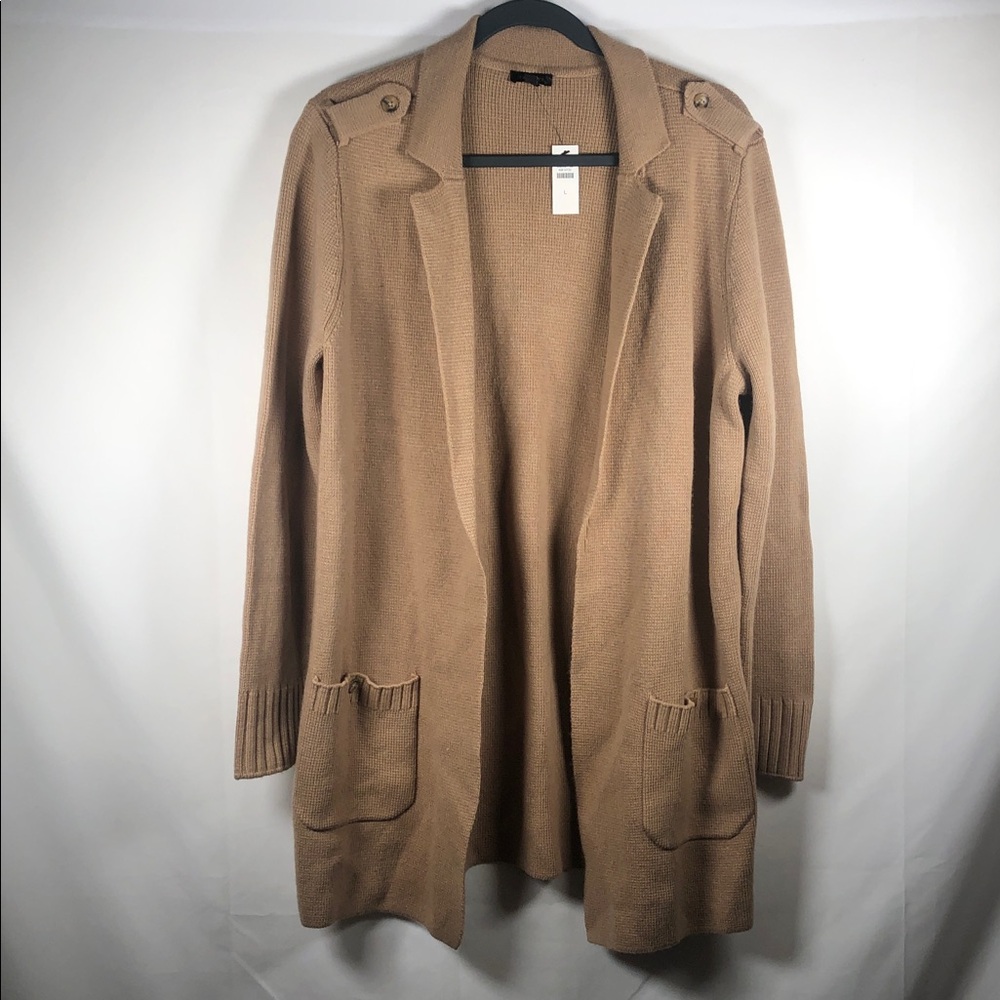 NWT Talbots Notch Collar Cardigan
